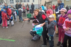 Děti se koncentrují před startem